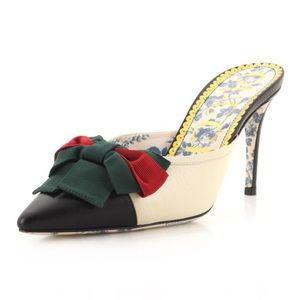 Gucci Bow Mule Heels